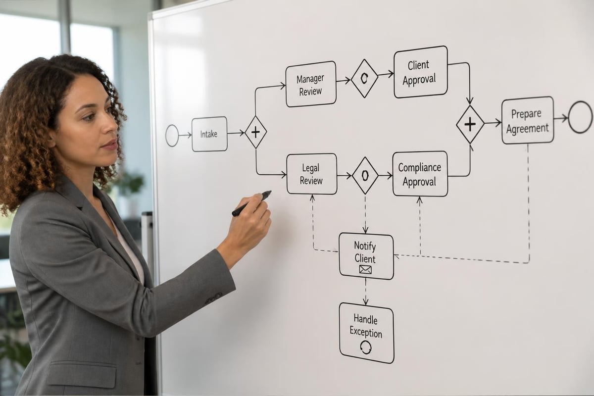 BPMN workflow notation