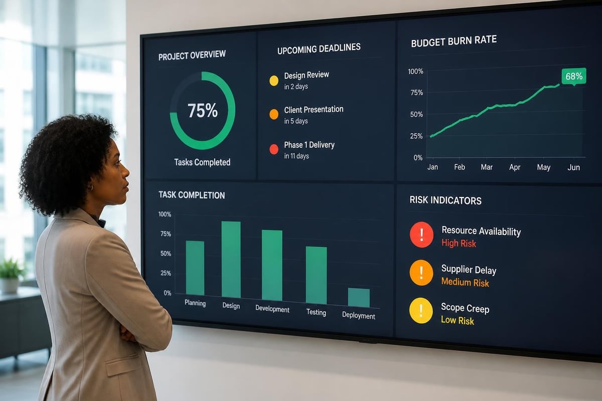 Project health dashboard