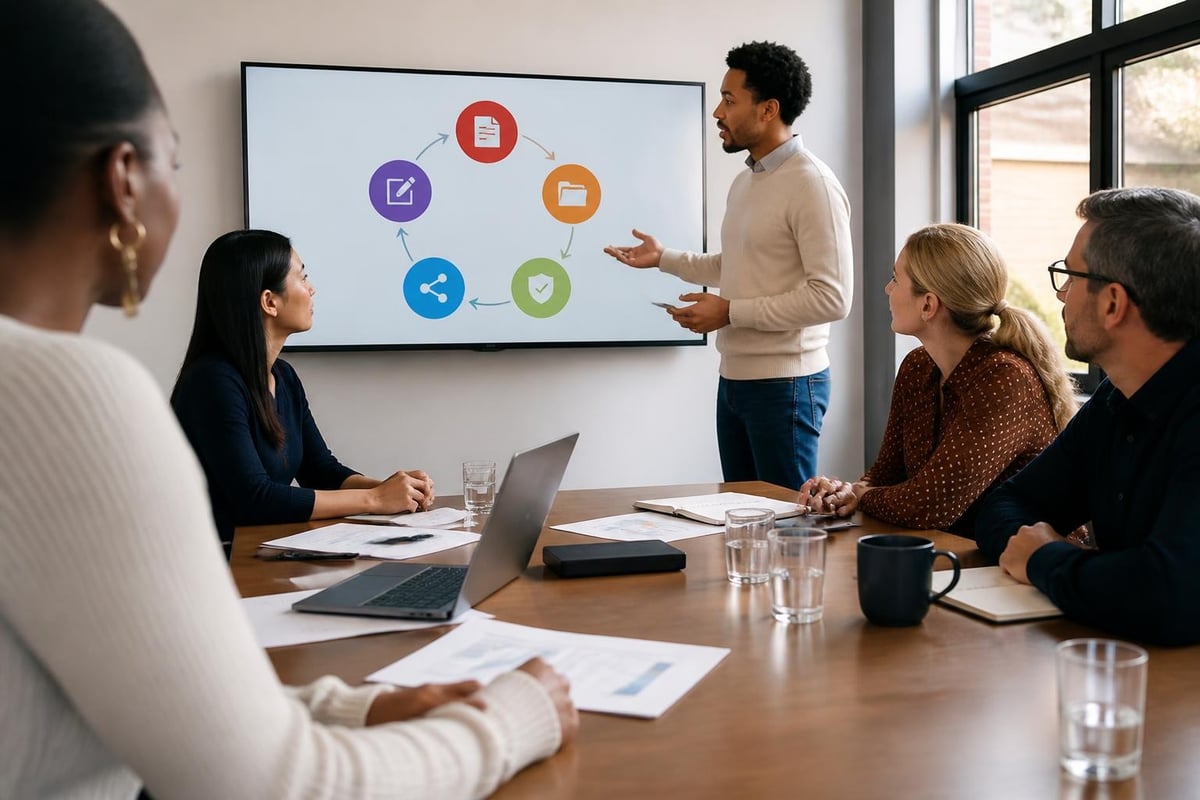 Knowledge management workflow