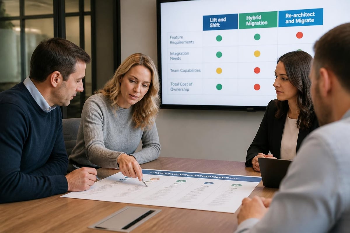 Project migration decision framework